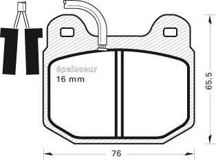 HELLA PAGID 355017581 - Bremžu uzliku kompl., Disku bremzes ps1.lv