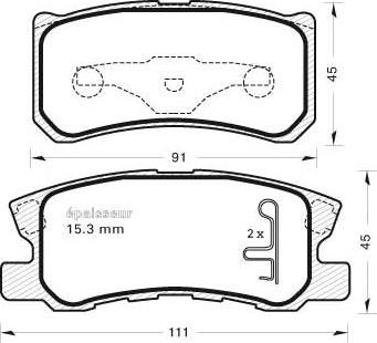 Meyle MBP0389 - Bremžu uzliku kompl., Disku bremzes ps1.lv