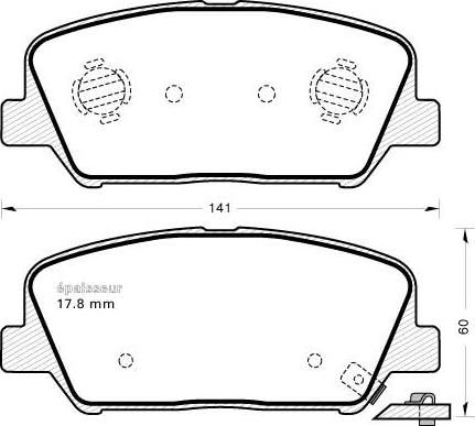 4U Autoparts 37555HY - Bremžu uzliku kompl., Disku bremzes ps1.lv