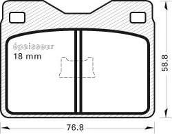 BOSCH 463734 - Bremžu uzliku kompl., Disku bremzes ps1.lv