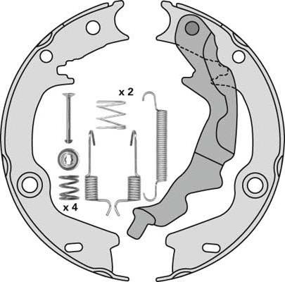 MGA M901R - Bremžu loku kompl., Stāvbremze ps1.lv