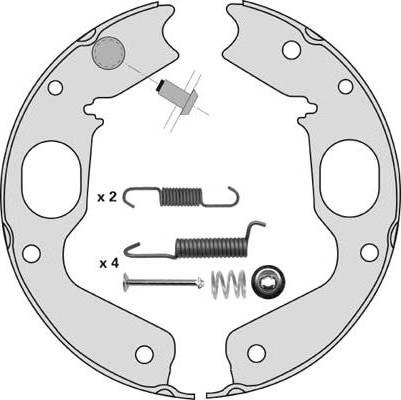 MGA M808R - Bremžu loku kompl., Stāvbremze ps1.lv