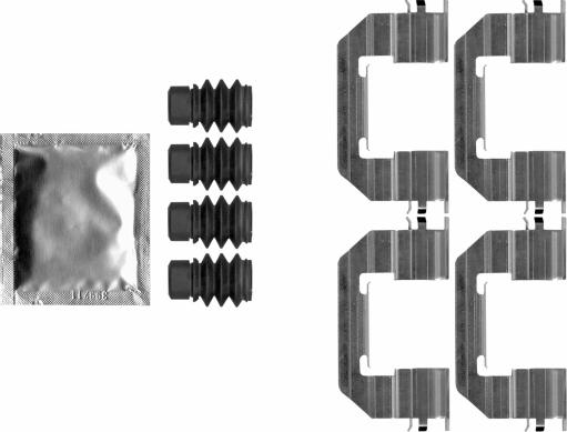 Mintex MBA0011 - Piederumu komplekts, Disku bremžu uzlikas ps1.lv