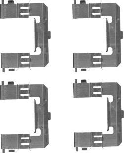 Mintex MBA1715 - Piederumu komplekts, Disku bremžu uzlikas ps1.lv