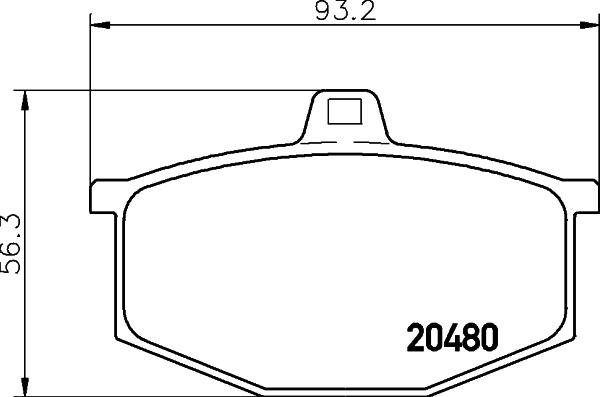 Mintex MDB1118 - Bremžu uzliku kompl., Disku bremzes ps1.lv