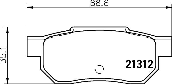 Mintex MDB1360 - Bremžu uzliku kompl., Disku bremzes ps1.lv