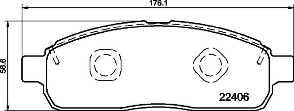 HELLA PAGID 355044861 - Bremžu uzliku kompl., Disku bremzes ps1.lv