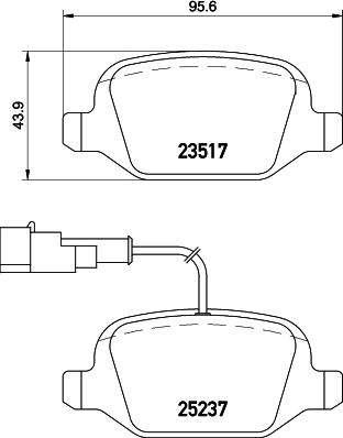 Mintex MDB3213 - Bremžu uzliku kompl., Disku bremzes ps1.lv