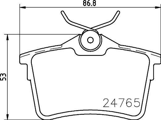 Mintex MDB2978 - Bremžu uzliku kompl., Disku bremzes ps1.lv