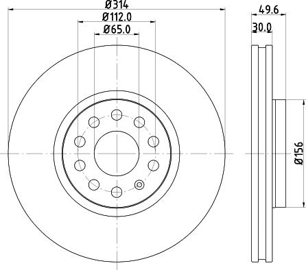 Mintex MDC2317 - Bremžu diski ps1.lv