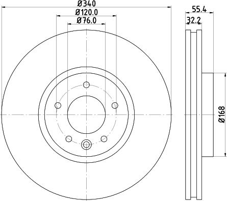 Mintex MDC2261 - Bremžu diski ps1.lv