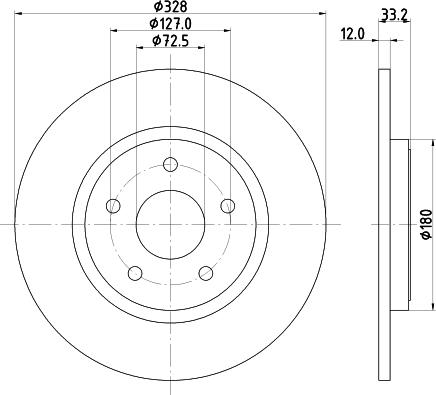 Mintex MDC2754 - Bremžu diski ps1.lv