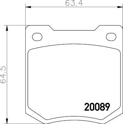 Mintex MGB535 - Bremžu uzliku kompl., Disku bremzes ps1.lv