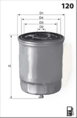 MISFAT M378 - Degvielas filtrs ps1.lv