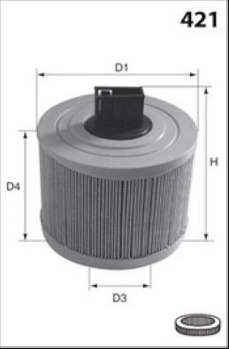 MISFAT R146 - Gaisa filtrs ps1.lv