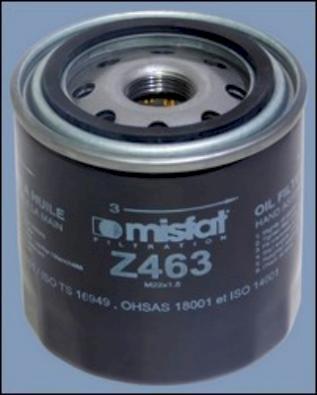 MISFAT Z463 - Eļļas filtrs ps1.lv