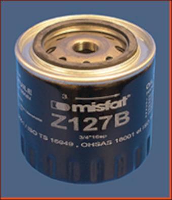 MISFAT Z127B - Eļļas filtrs ps1.lv