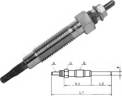 Mitsubishi MD 070 194 - Kvēlsvece ps1.lv