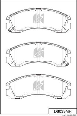 Blue Print ADC44222AF - Bremžu uzliku kompl., Disku bremzes ps1.lv