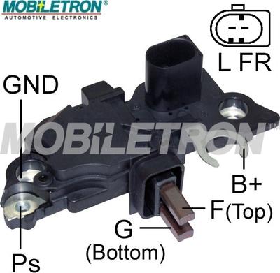 Mobiletron VR-B296 - Ģeneratora sprieguma regulators ps1.lv