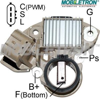 Mobiletron VR-H2009-130 - Ģeneratora sprieguma regulators ps1.lv