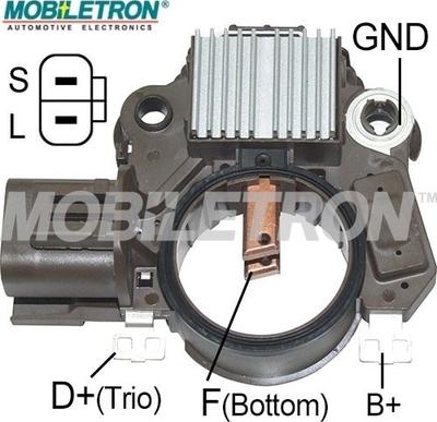 Mobiletron VR-H2009-203 - Ģeneratora sprieguma regulators ps1.lv