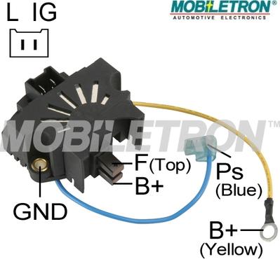 Mobiletron VR-PR1000 - Ģeneratora sprieguma regulators ps1.lv