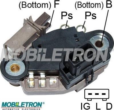 Mobiletron VR-PR3617H - Ģeneratora sprieguma regulators ps1.lv