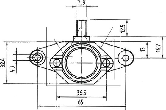 Monark 082966090 - Ģeneratora sprieguma regulators ps1.lv