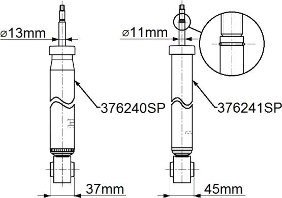 Monroe 376241SP - Amortizators ps1.lv