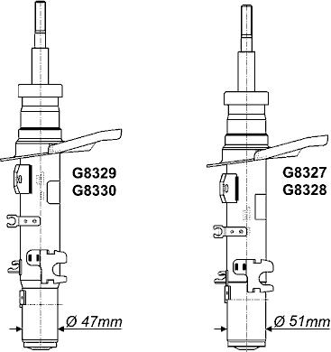 Monroe G8328 - Amortizators ps1.lv