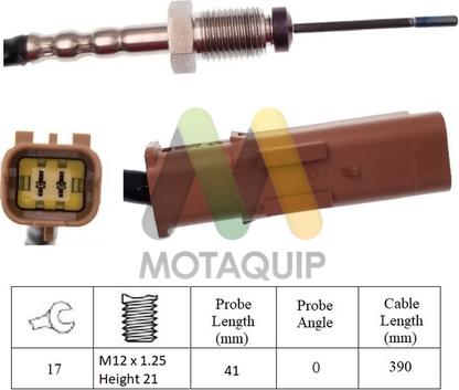 Motaquip LVET385 - Devējs, Izplūdes gāzu temperatūra ps1.lv