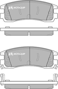 Roulunds Rubber 801083 - Bremžu uzliku kompl., Disku bremzes ps1.lv