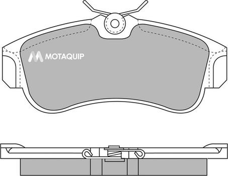 Motaquip LVXL597 - Bremžu uzliku kompl., Disku bremzes ps1.lv