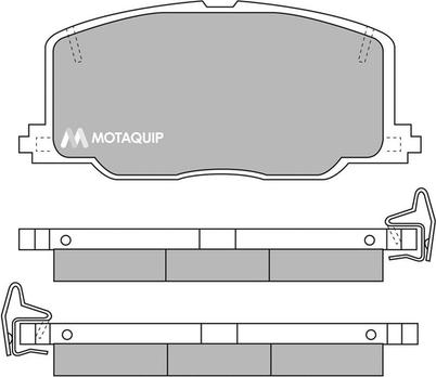 Motaquip LVXL559 - Bremžu uzliku kompl., Disku bremzes ps1.lv