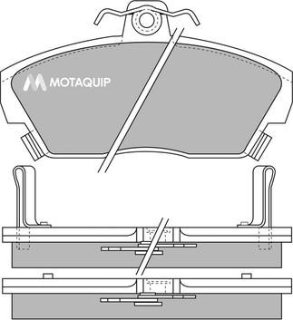 Motaquip LVXL532 - Bremžu uzliku kompl., Disku bremzes ps1.lv