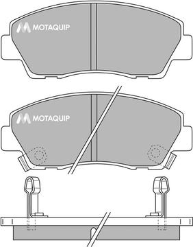 Japanparts JPA-352AF - Bremžu uzliku kompl., Disku bremzes ps1.lv