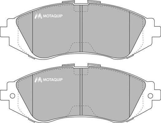 Motaquip LVXL1036 - Bremžu uzliku kompl., Disku bremzes ps1.lv