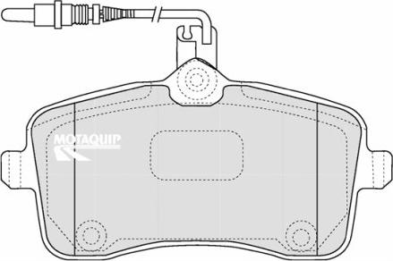 Motaquip LVXL1161 - Bremžu uzliku kompl., Disku bremzes ps1.lv