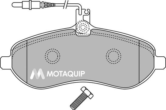 Motaquip LVXL1342 - Bremžu uzliku kompl., Disku bremzes ps1.lv