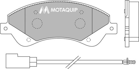 Motaquip LVXL1302 - Bremžu uzliku kompl., Disku bremzes ps1.lv