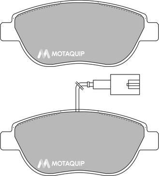 Motaquip LVXL1719 - Bremžu uzliku kompl., Disku bremzes ps1.lv