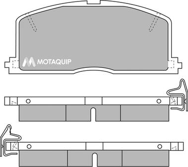 Motaquip LVXL353 - Bremžu uzliku kompl., Disku bremzes ps1.lv