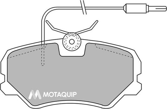 Motaquip LVXL311 - Bremžu uzliku kompl., Disku bremzes ps1.lv