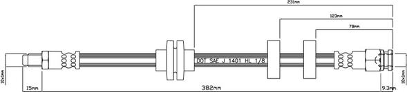 Motaquip VBH846 - Bremžu šļūtene ps1.lv