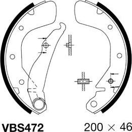 Motaquip VBS472 - Bremžu loku komplekts ps1.lv