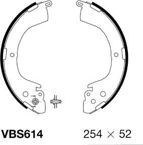 Motaquip VBS614 - Bremžu loku komplekts ps1.lv