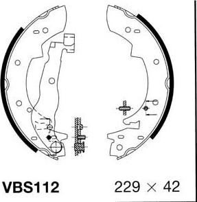 Motaquip VBS112 - Bremžu loku komplekts ps1.lv