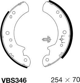 Motaquip VBS346 - Bremžu loku komplekts ps1.lv