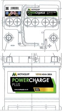 Motaquip VBY48 - Startera akumulatoru baterija ps1.lv
